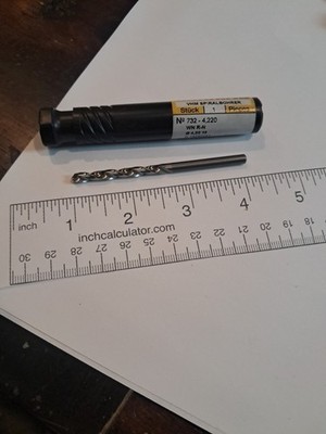 GUHRING SOLID CARBIDE DRILL Bit VHM 4.22  MM 732