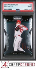 2019 PANINI PRIZM #192 MIKE TROUT ANGELS PSA 9
