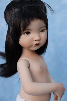 Little Darling 2 - OOAK - 11'' Porcelain Doll - from Dianna Effner mold - MAFD