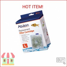 Aqueon Replacement Filter Cartridges Large 6 pack , Ensure Even Distribution of