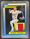 2025 Topps Update Freddie Freeman 1990 Patch Black #10/10 Dodgers