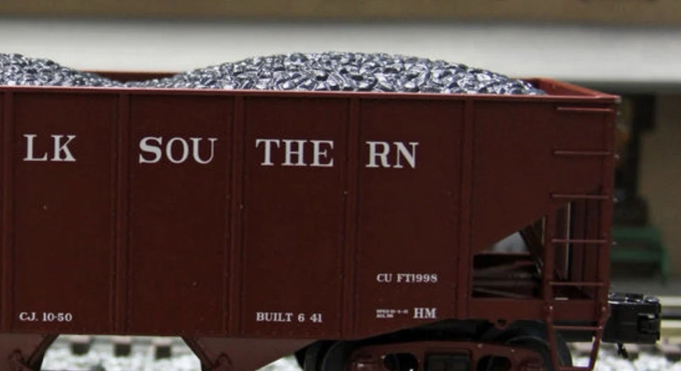 MTH PREMIER 20-92069 NORFOLK SOUTHERN 2-Bay Fish Belly HOPPER Car wCoal O-Scale - Image 4 of 4