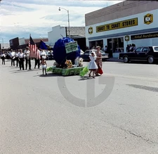 Parade Down Main Street Passes Coast to Coast Hardware Store: 1980's "126" Slide