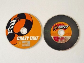 Crazy Taxi 1 & 2 Set Dreamcast DC NTSC-J Japan Import Sega Arcade Racing Obi