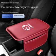 Leather Car Armrest Cushion With Storage Bag For Mazda 2 3 6 5 Atenza Cx3