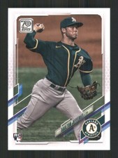 2021 Topps #656 Daulton Jefferies RC Oakland Athletics 43275