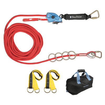 Falltech 772030 Horizontal Lifelines Temporary Horizontal Lifeline, 30 Ft.