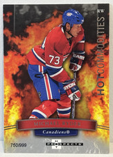 🏒MICHAEL RYDER - Hot Commodities /999 - 2007-08 Fleer #137 - Montreal Canadiens