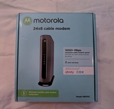MOTOROLA 24x8 Cable Modem MB7621 1000 MBPS Xfinity Cox Factory Sealed