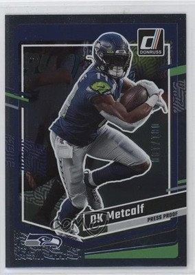 2023 Panini Donruss Press Proof Silver 81/100 DK Metcalf #257 rp9