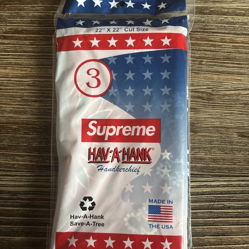 Lot de 3 bandanas Supreme noir bleu marine rouge boîte logo BOGO SS24 NEUF DS