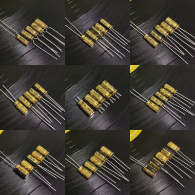 10pcs Nichicon FG Fine Gold Hi-Fi Audio Electrolytic Capacitor 0.33-100uF 25-50V