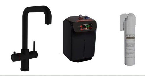 Black Instant Boiling Water Dispenser Tap 3 in 1 Kitchen Faucet Hot & Cold - Picture 10 of 10
