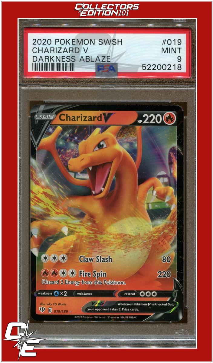 Darkness Ablaze 019 Charizard V PSA 9 | eBay
