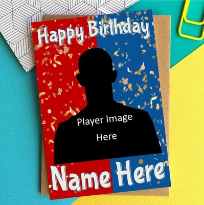 Personalised C.Palace Birthday card