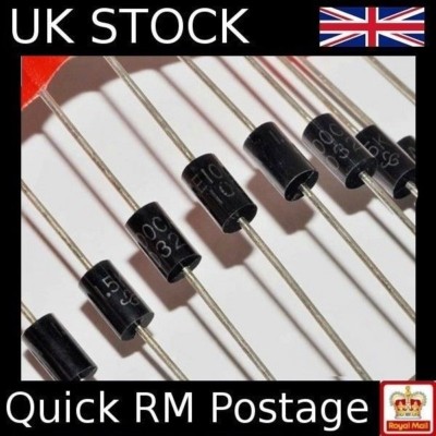 50 Diodi Zener Da 5,1V - 0,5W - Componenti Elettronici In Confezione DO-35