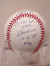 NY YANKEES BUCKY DENT  & MIKE TORREZ MLB BASEBALL 