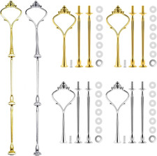 6 Sets Cake Tray Stand Handle, 3 Tier Cake Stand Fittings Hardware Holder for W