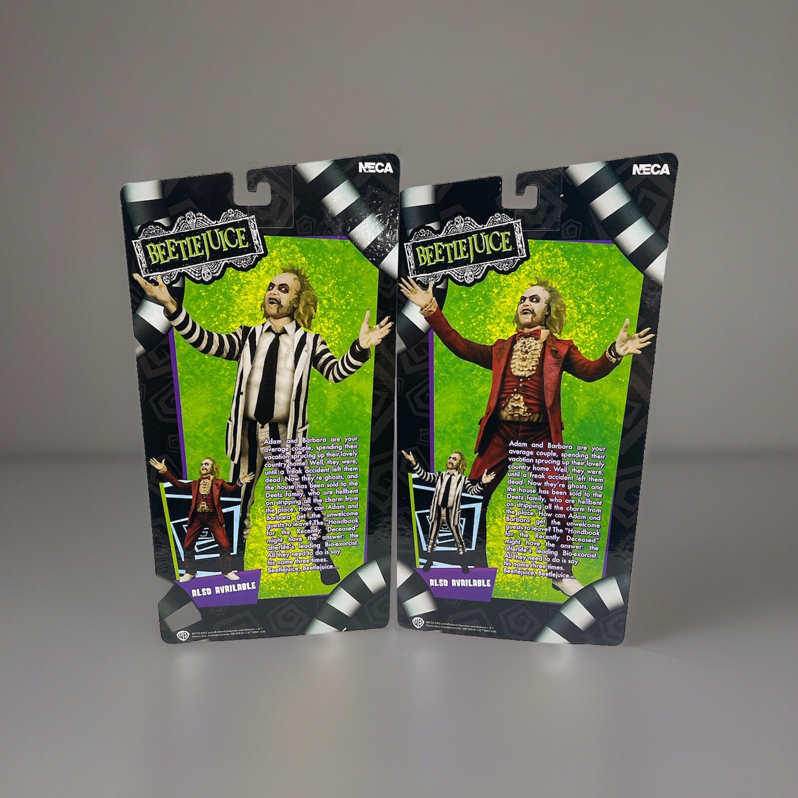 NEW LOT! NECA X BEETLEJUICE COLLECTABLE FIGURE SET + FREE SHIPPING!