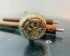 Antique Brass Wooden Walking Cane compass Hand Handle Stick Style New Item Gifts