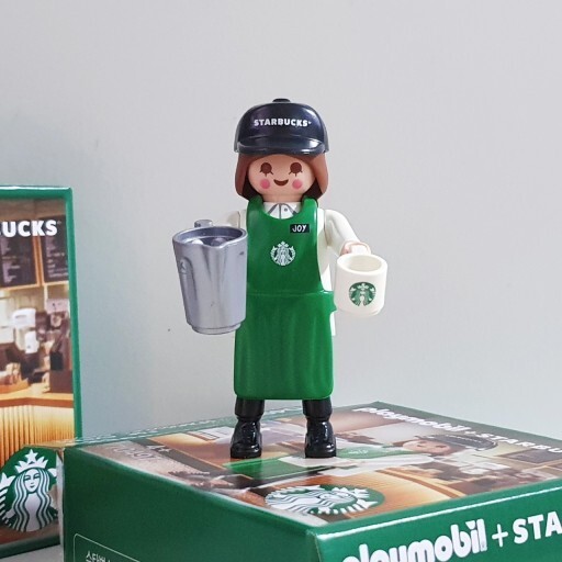 STARBUCKS Korea x PLAYMOBIL Starbucks Partner Barista Joy Figure