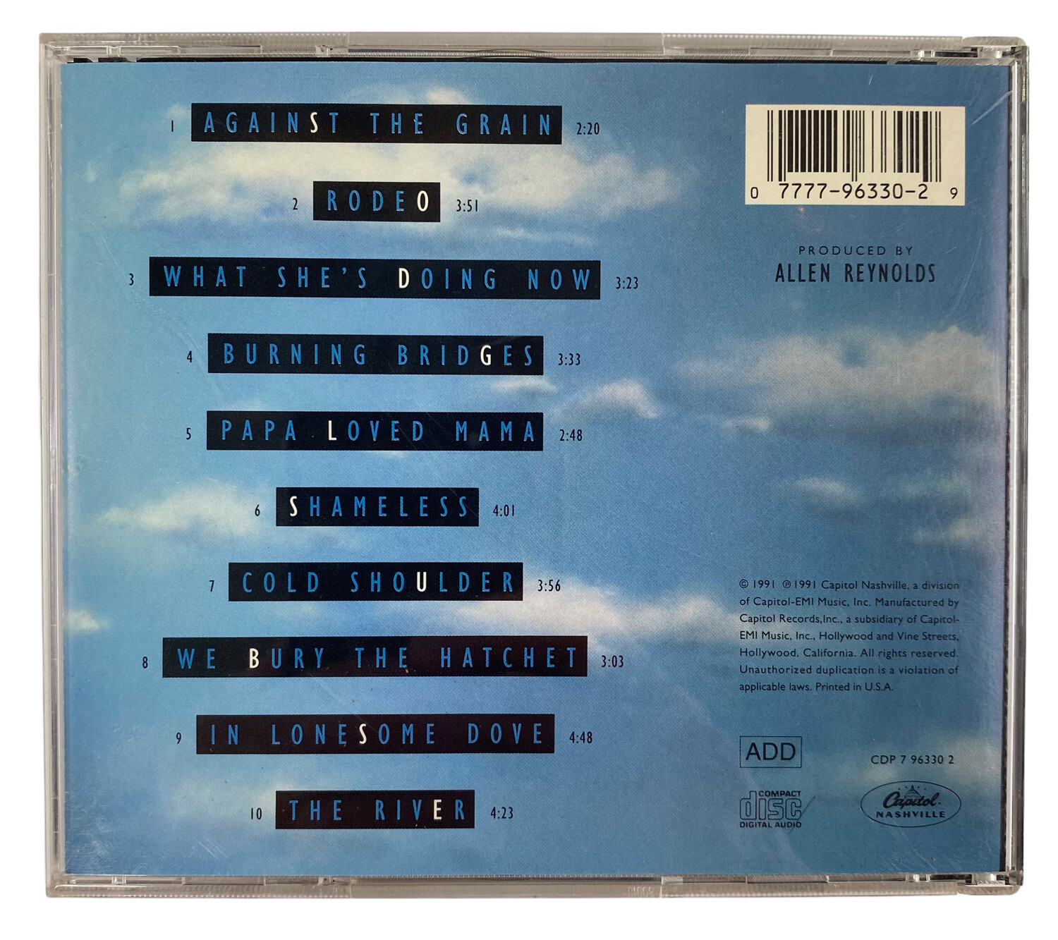 Garth Brooks: Ropin the Wind (CD, 1991 Capitol) Country Pop, Country Rock