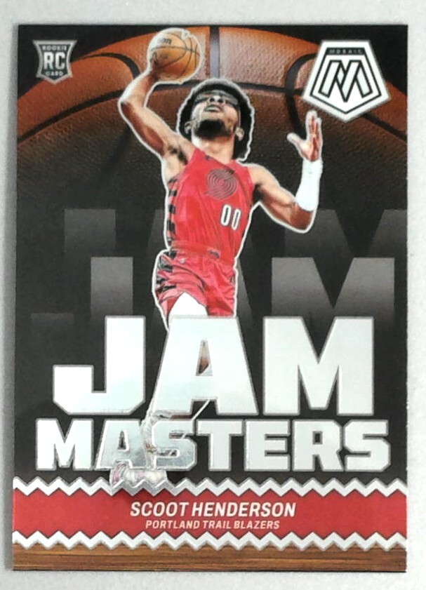 2023-24 Panini Mosaic Scoot Henderson #13 Portland Trail Blazers RC Jam Masters