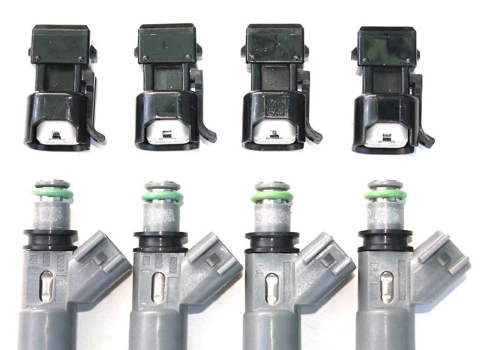 4 x 2000cc High Ohms Fuel Injectors for Mitsubishi Evo 5 6 7 8 9 4G63 E85 FLEX F - Image 2 of 3