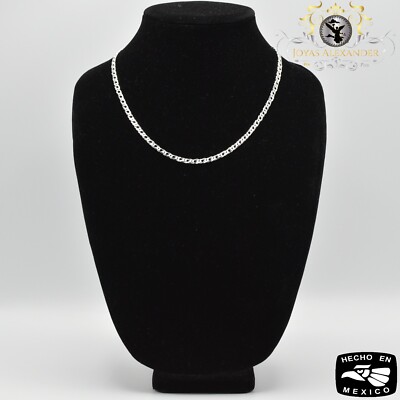 Rombo Kette Doppelglied Sterling Silber Kette Collier Plata de Mexico