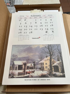 2023 Travelers Insurance Currier & Ives Wall Calendar ~ New! | eBay 2023-travelers-insurance-currier-amp-ives-wall-calendar-new-ebay