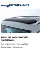 ClimAir Windabweiser Schiebedach Opel Omega A Omega A Caravan rauchgrau