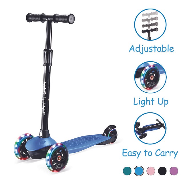light up kick scooter