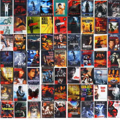 DVD Klassiker FSK 18 Horror Shooter Action Splatter Konvolut Sammlung Auswählen