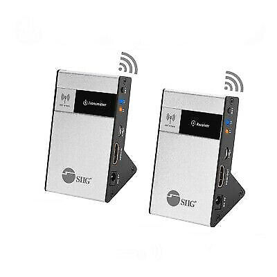 SIIG 4K 30Hz HDMI Wireless Extender Kit 30m (90ft) Near Zero Latency 60 GHz