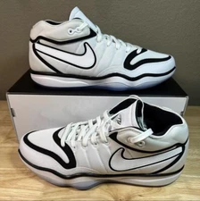 NEW Nike Air Zoom GT Hustle 2  Mens Size Basketball Shoes White Black DJ9405-102