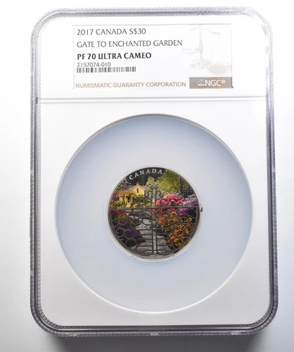 2017 Canada 30 Dollars Silver Gate To Enchanted Garden PF70 UCAM NGC *4420