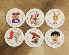 Vintage 1994 COOKIE CRISP BOBBY'S WORLD POGS Lot Of 6. #13-18.
