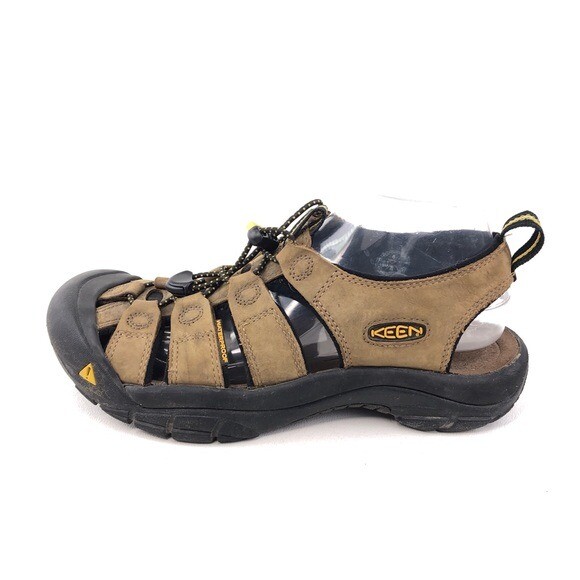 Sandali da trekking impermeabili Keen Newport da uomo taglia 8 EU 40 5 pelle marrone outdoor