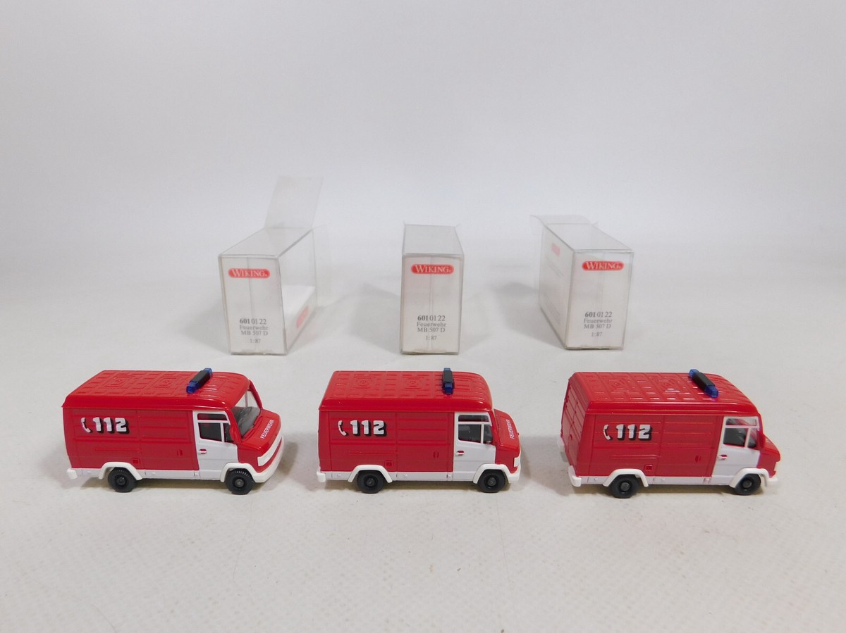 ミックス、例の貨車セット CZ379-0,5 #3x wiking H0 1:87 Modèles 601 01 22 MB 507 D