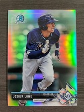 2017 Bowman Chrome Joshua (Josh) Lowe #BCP-176 Refractor serial /499