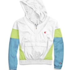 NWT Champion Women  s Warm Up Jacket Nylon Pullover Size Medium