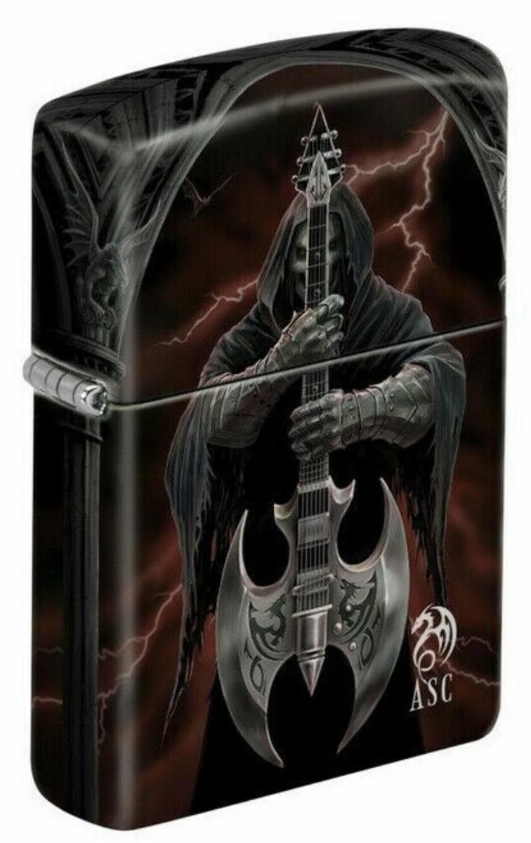 Zippo Anne Stokes Grimm Reaper Lighter 540 Wrap Around Process