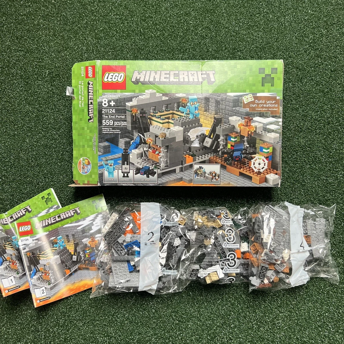 Lego 21124 Minecraft The End Portal New Open Box Missing Bag 1