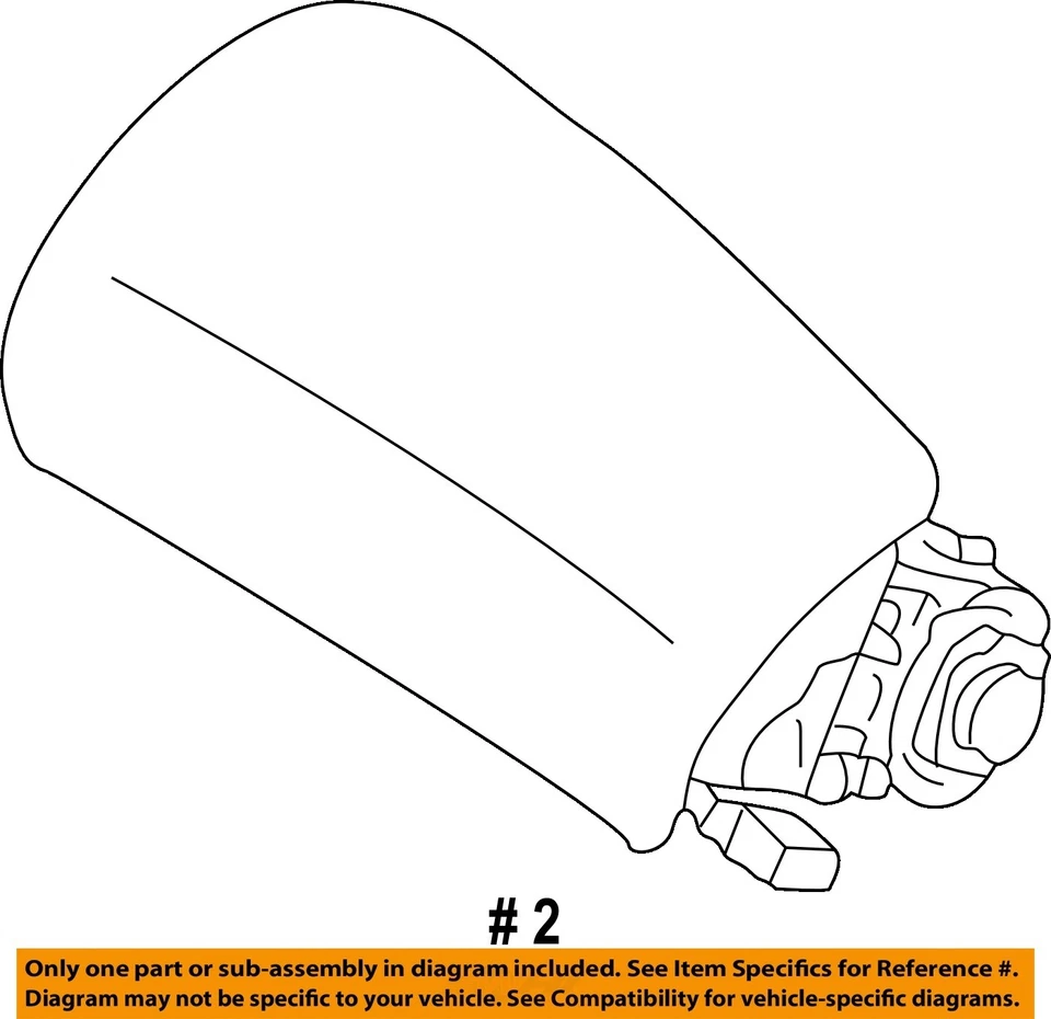 Used Instrument Panel Air Bag fits: 2000 Subaru Legacy passenger dash Grade A Foto 4 de 4