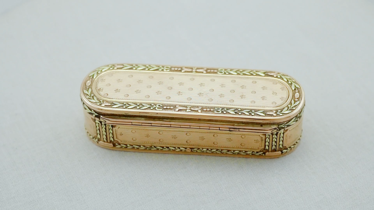Antique French 20k Gold Snuff Box Circa 1870 | eBay