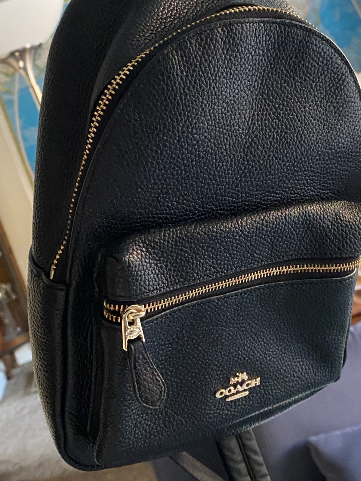 Black Small Coach Backpack - image 1