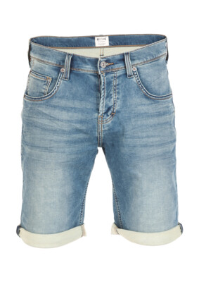 Mustang Herren Jeans Short CHICAGO Blau - Blue Denim W28-W40 Stretch Baumwolle
