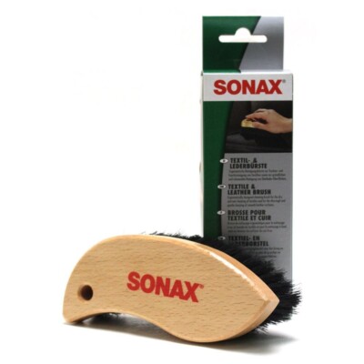SONAX Textile and Leather Brush for car interior cleaning and car polishing
