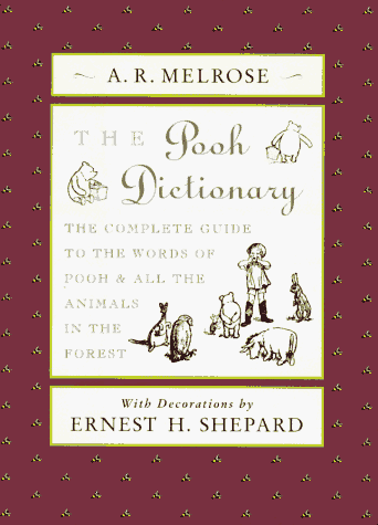 The Pooh Dictionary by Melrose, Alex Book The Cheap Fast Free Post - Picture 1 of 2