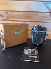 Vintage Paillard Bolex H8 Cine Cinema (Swiss) W/ Case & Manuel- Double-8 Movie